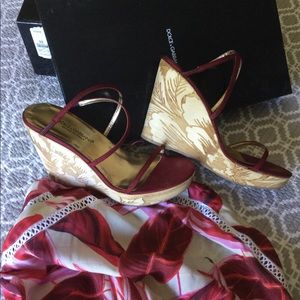 Dolce Gabbana Strappy Wedge